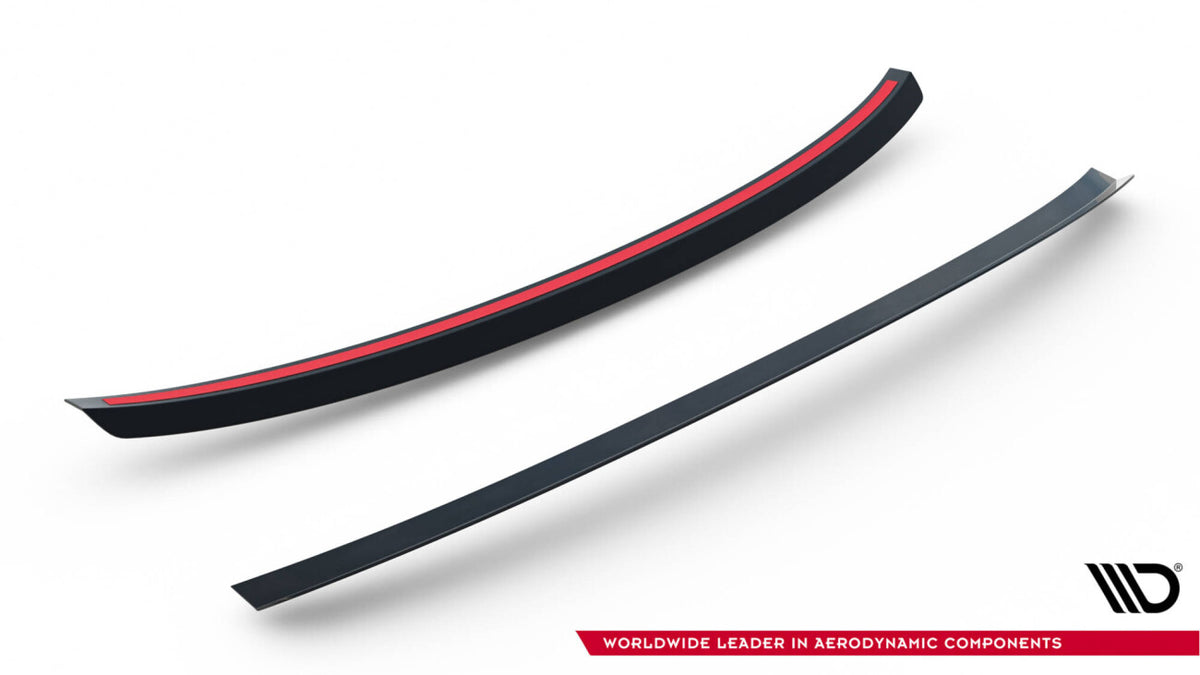 Heckspoiler Lippe V.2 passend für Audi S4 / A4 Standard / S-Line / Competition Limousine B9 / B9 FL schwarz Hochglanz