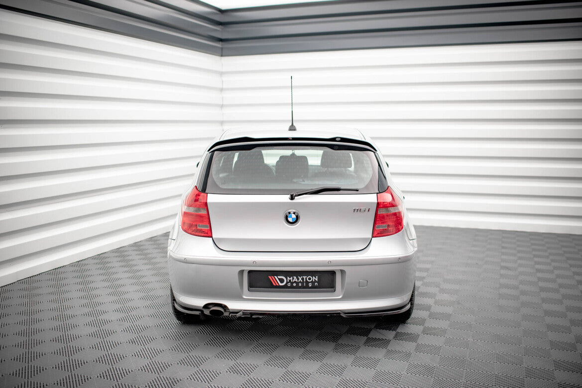 Heckspoiler Lippe V.2 passend für BMW 1er E81 FL schwarz Hochglanz