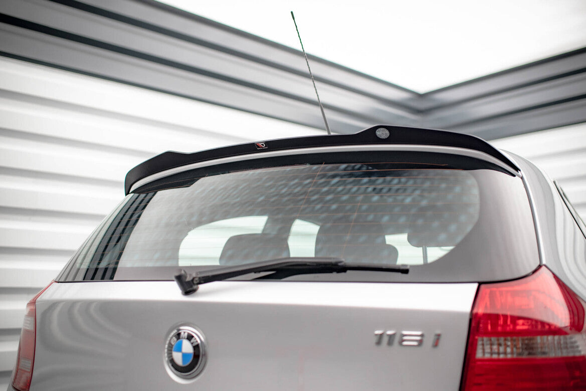 Heckspoiler Lippe V.2 passend für BMW 1er E81 FL schwarz Hochglanz