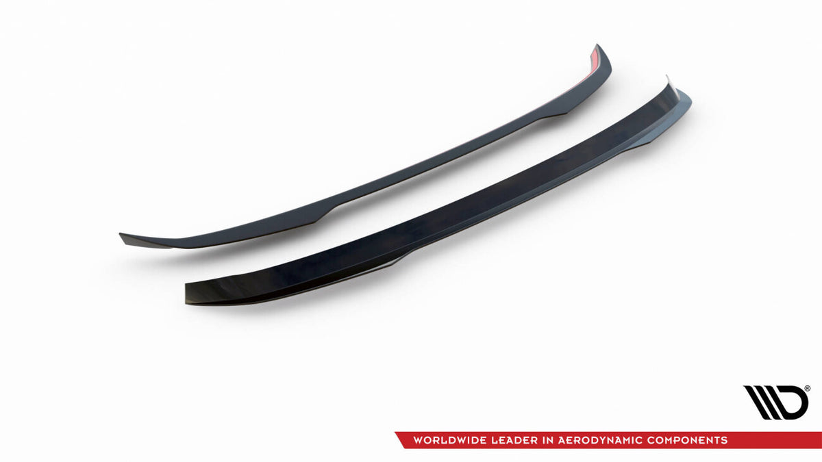 Heckspoiler Lippe V.2 passend für BMW 1er E81 FL schwarz Hochglanz
