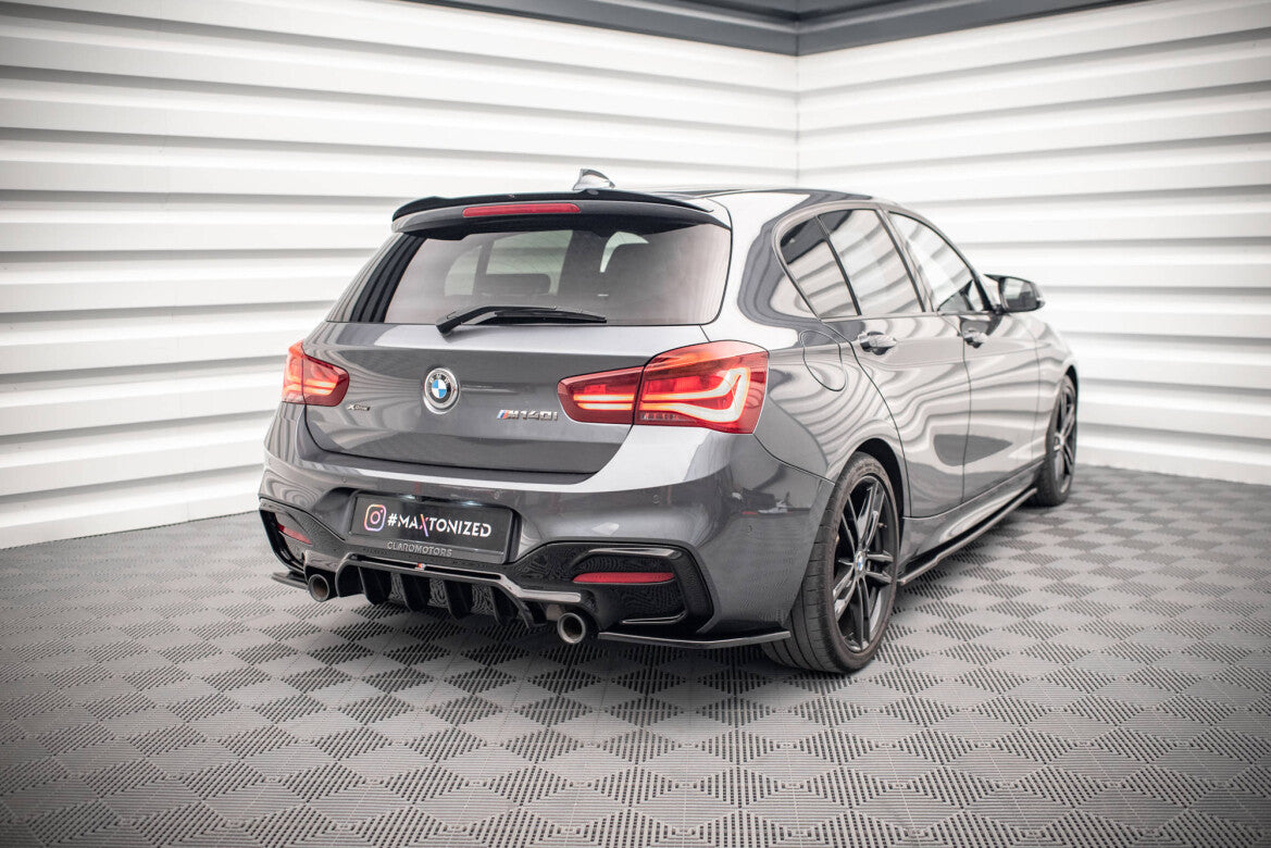 Heckspoiler Lippe V.2 passend für BMW 1er M-Paket / M140i / Standard F20 schwarz Hochglanz