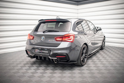 Heckspoiler Lippe V.2 passend für BMW 1er M-Paket / M140i / Standard F20 schwarz Hochglanz
