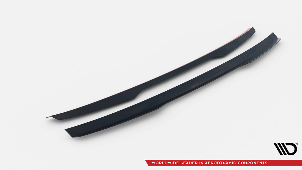 Heckspoiler Lippe V.2 passend für BMW 3er Coupe E46 schwarz Hochglanz