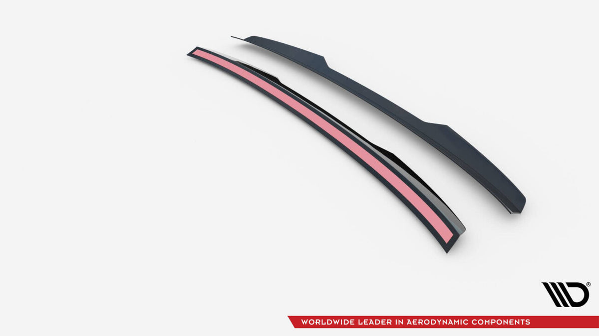 Heckspoiler Lippe V.2 passend für BMW 3er Coupe E46 schwarz Hochglanz