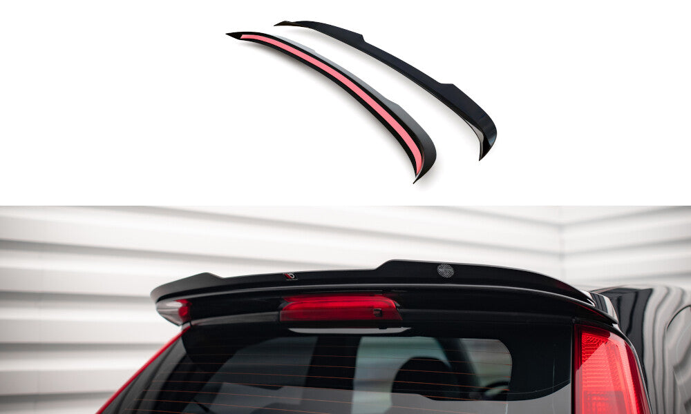 Heckspoiler Lippe V.2 passend für Ford Fiesta ST Mk6 schwarz Hochglanz