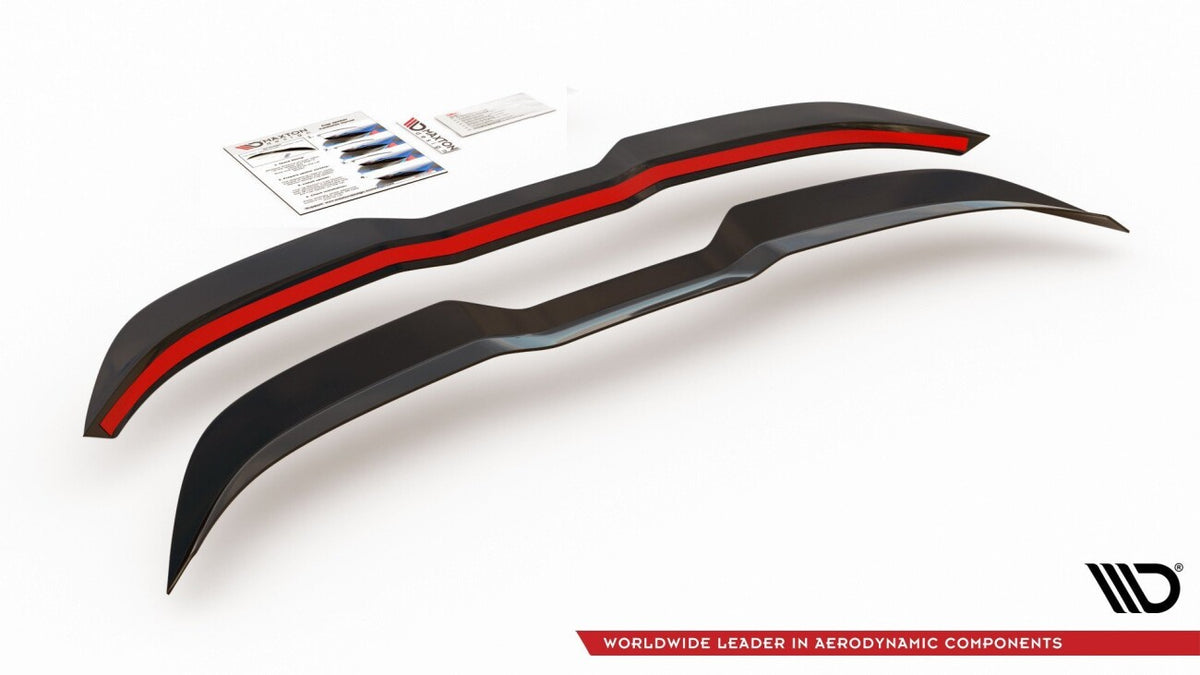 Heckspoiler Lippe V.2 passend für Ford Focus Hatchback ST Mk4 schwarz Hochglanz