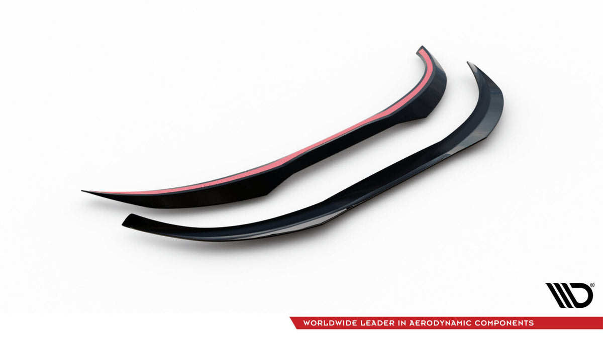 Heckspoiler Lippe V.2 passend für Ford Focus Kombi ST-Line / ST-Line X / ST Mk4 schwarz Hochglanz