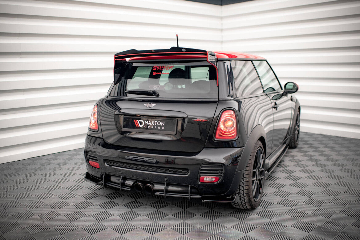 Heckspoiler Lippe V.2 passend für Mini Cooper John Cooper Works R56 schwarz Hochglanz