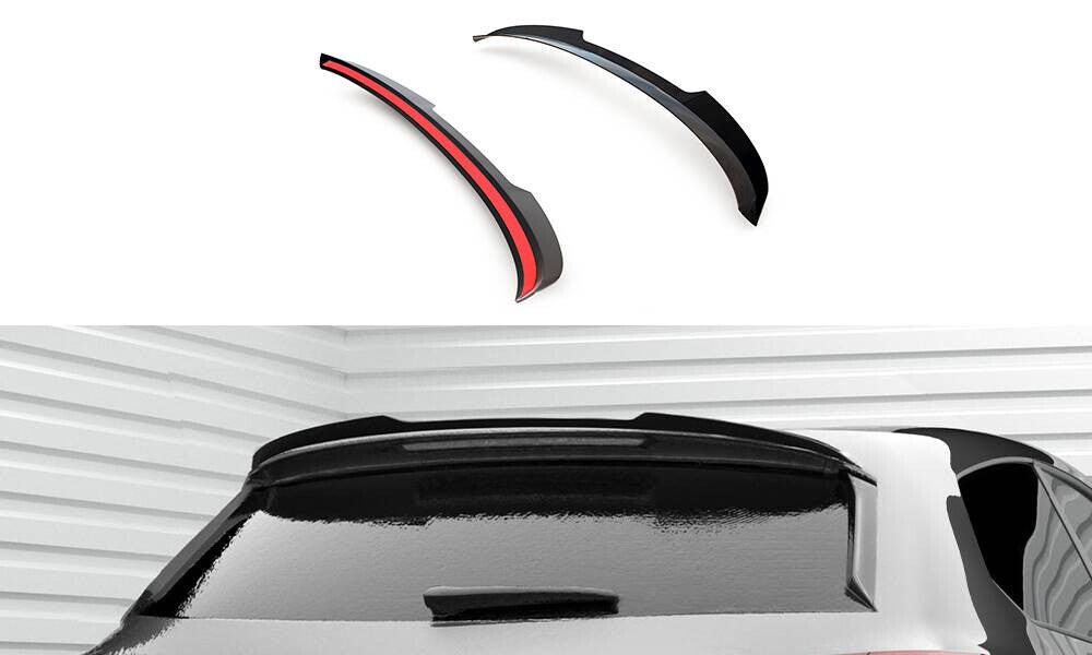 Heckspoiler Lippe V.2 passend für Seat Leon CUPRA Sportstourer Mk3 FL schwarz Hochglanz