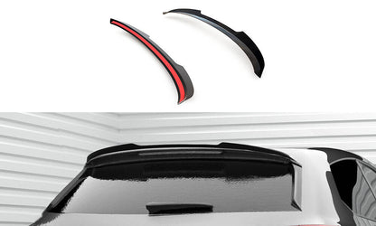Heckspoiler Lippe V.2 passend für Seat Leon CUPRA Sportstourer Mk3 FL schwarz Hochglanz