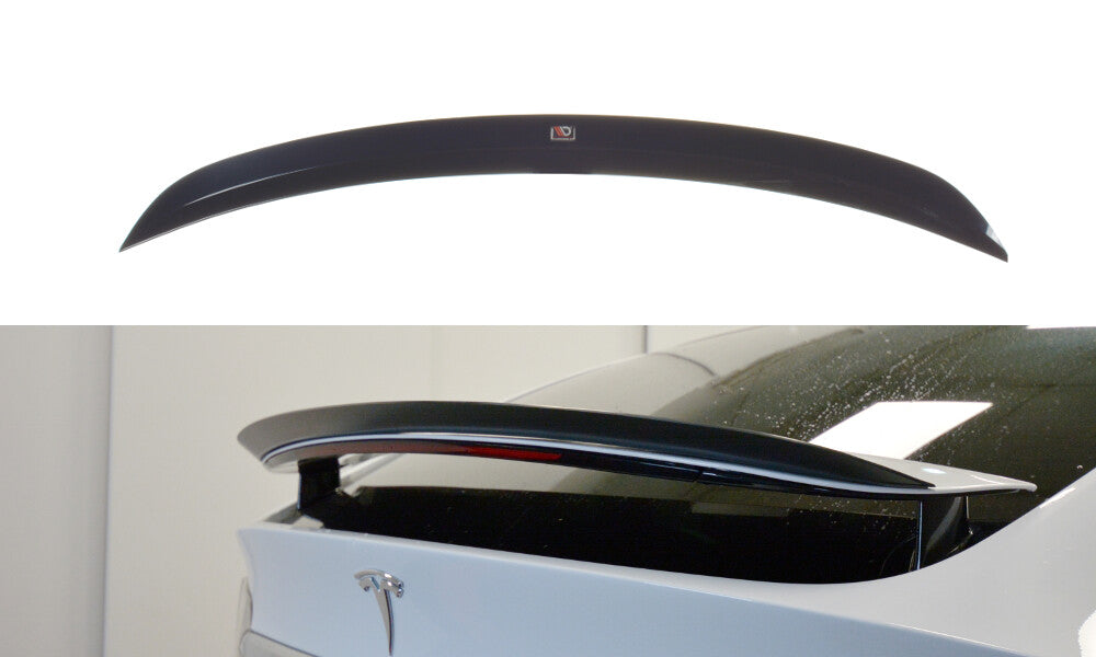 Heckspoiler Lippe V.2 passend für Tesla MODEL X schwarz Hochglanz