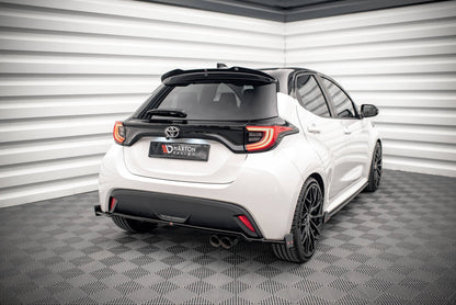 Heckspoiler Lippe V.2 passend für Toyota Yaris Mk4 schwarz Hochglanz