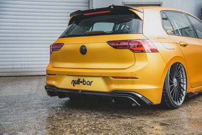 Heckspoiler Lippe V.2 passend für VW Golf Mk8 FL schwarz Hochglanz