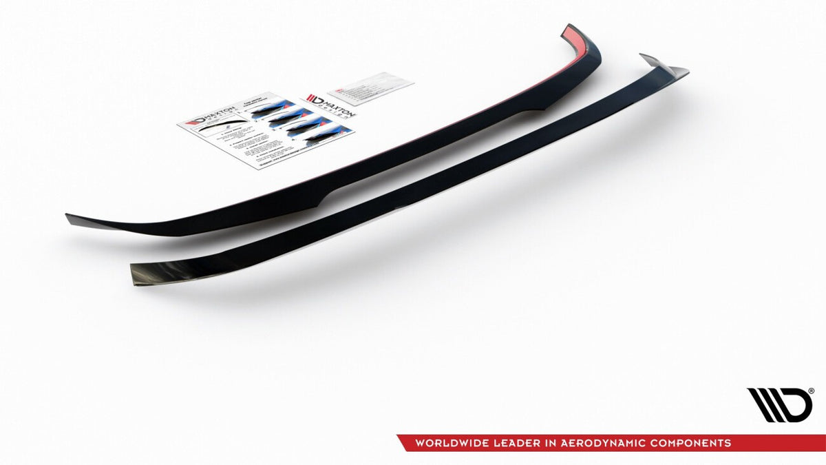 Heckspoiler Lippe V.2 passend für VW Golf Mk8 FL schwarz Hochglanz