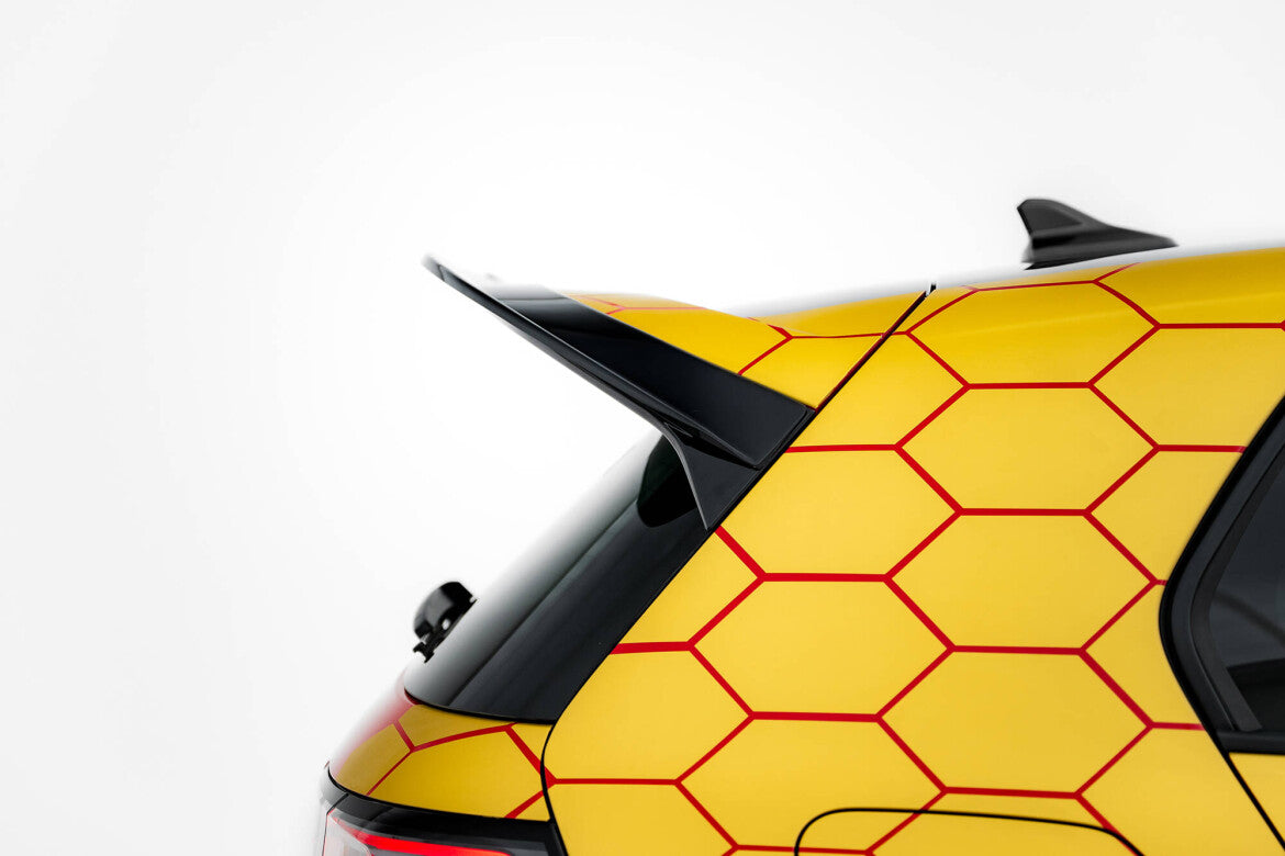 Heckspoiler Lippe V.2 passend für VW Golf R-Performance Hatchback Mk8 FL schwarz Hochglanz