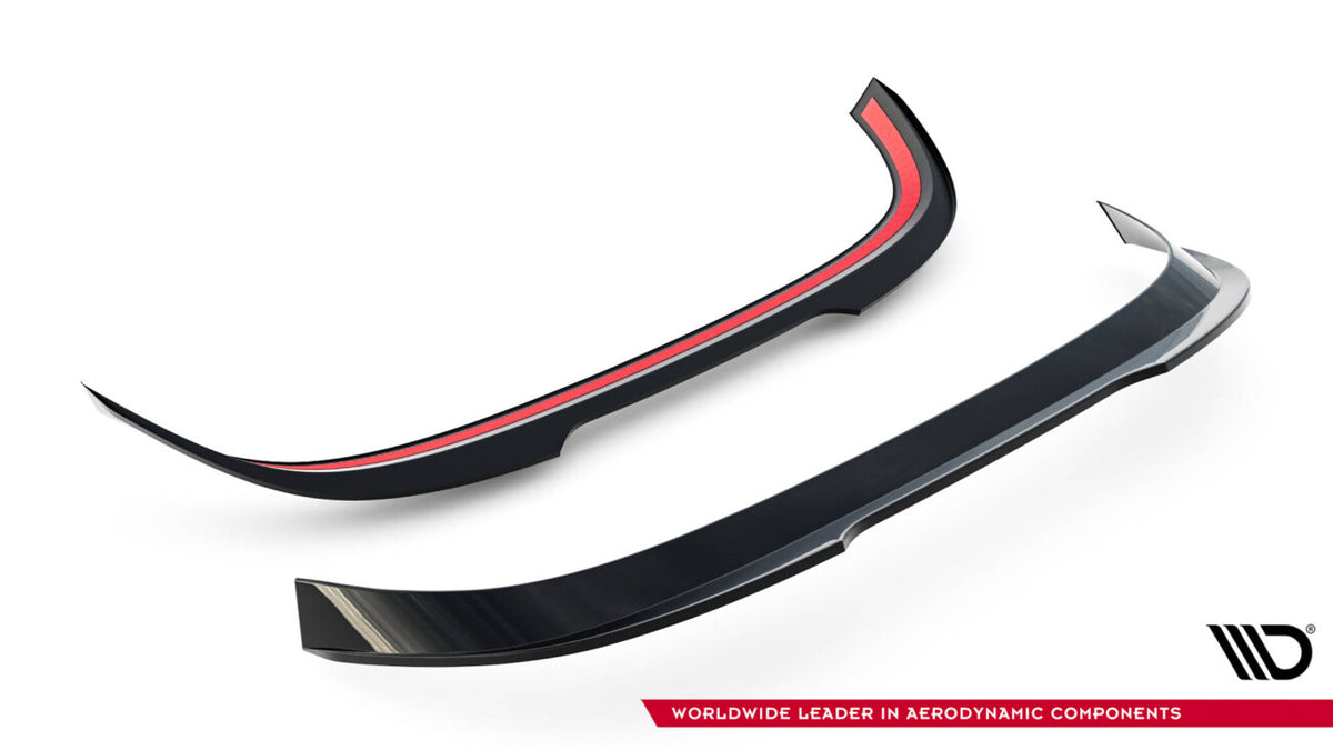 Heckspoiler Lippe V.2 passend für VW Golf R-Performance Hatchback Mk8 FL schwarz Hochglanz