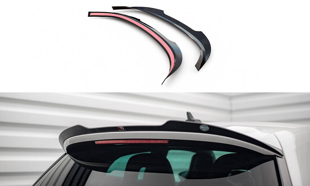 Heckspoiler Lippe V.2 passend für VW Scirocco R Mk3 schwarz Hochglanz