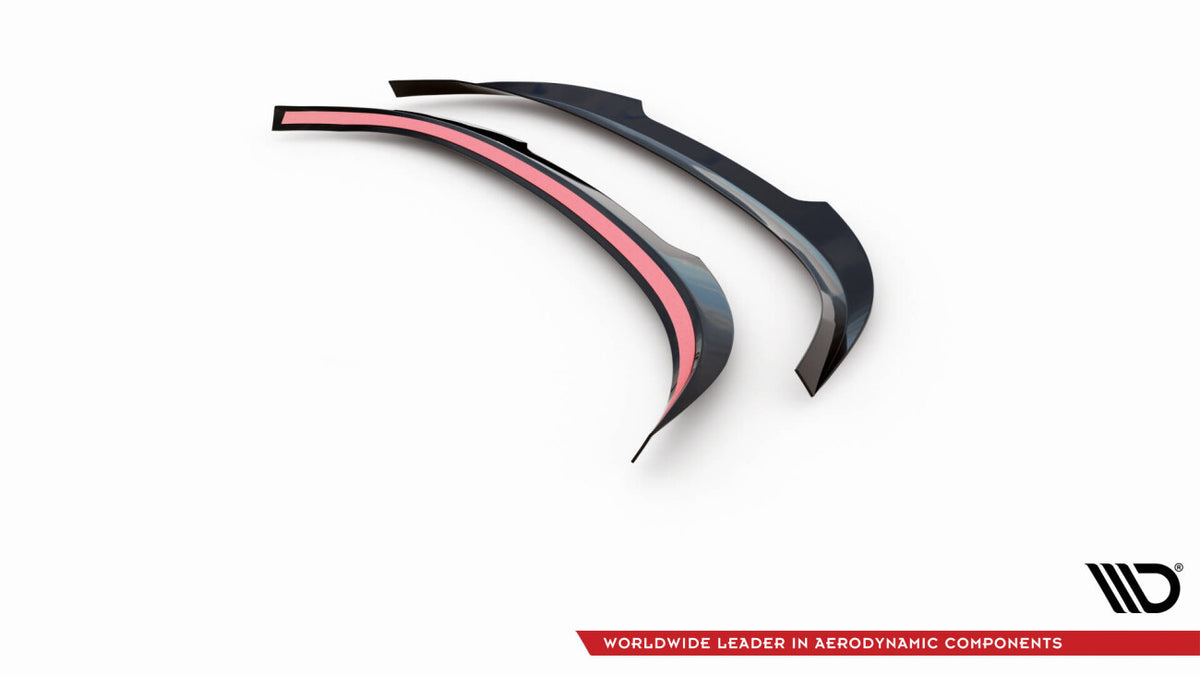 Heckspoiler Lippe V.2 passend für VW Scirocco R Mk3 schwarz Hochglanz