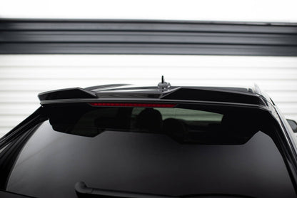 Heckspoiler oben 3D passend für Audi Q8 / SQ8 / Q8 S-Line Mk1 schwarz Hochglanz