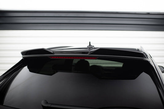 Heckspoiler oben 3D passend für Audi Q8 / SQ8 / Q8 S-Line Mk1 schwarz Hochglanz