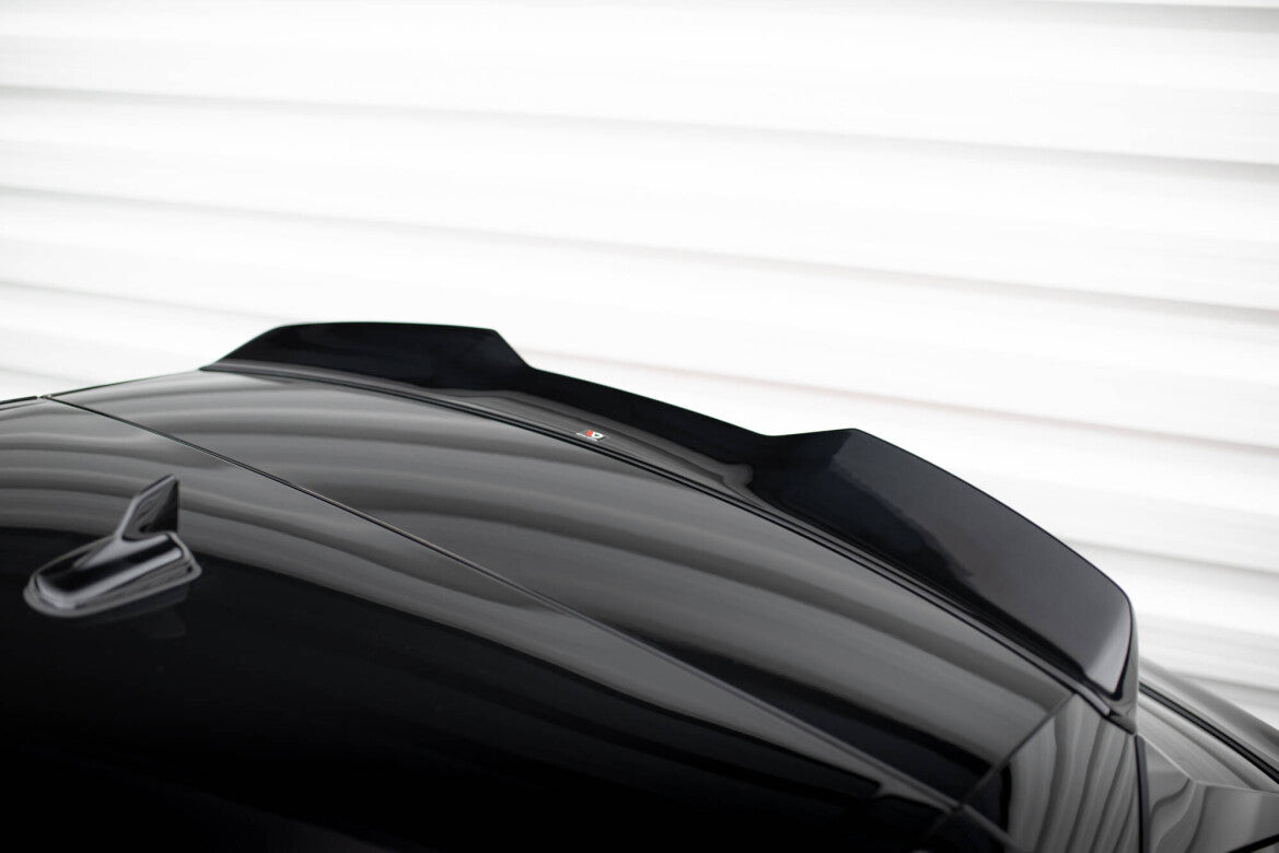 Heckspoiler oben 3D passend für Audi Q8 / SQ8 / Q8 S-Line Mk1 schwarz Hochglanz