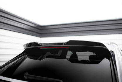 Heckspoiler oben 3D passend für Audi Q8 / SQ8 / Q8 S-Line Mk1 schwarz Hochglanz