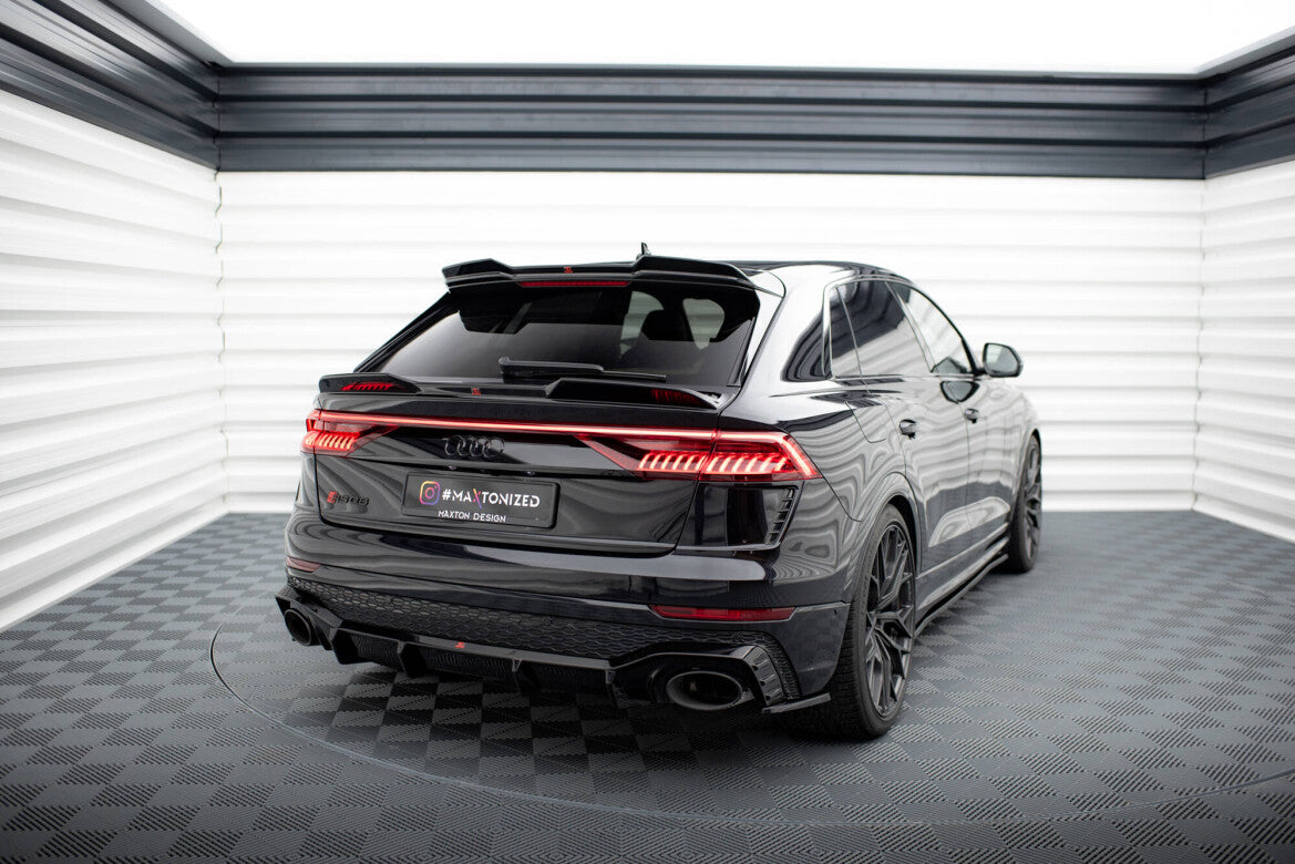 Heckspoiler oben 3D passend für Audi RSQ8 Mk1 FL schwarz Hochglanz