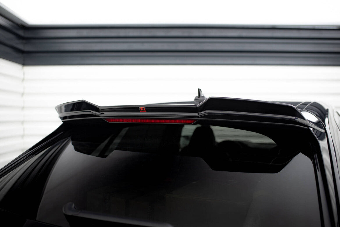 Heckspoiler oben 3D passend für Audi RSQ8 Mk1 FL schwarz Hochglanz