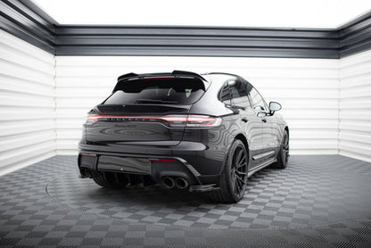 Heckspoiler oben 3D passend für Porsche Macan GTS Mk1 FL 2 schwarz Hochglanz