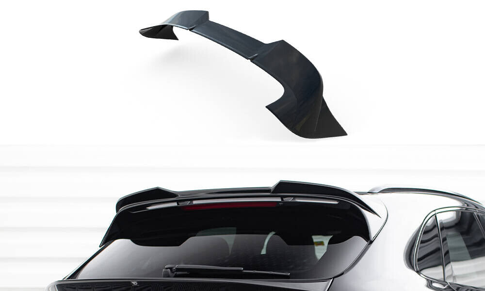 Heckspoiler oben 3D passend für Porsche Macan GTS Mk1 FL 2 schwarz Hochglanz