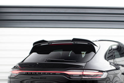 Heckspoiler oben 3D passend für Porsche Macan GTS Mk1 FL 2 schwarz Hochglanz