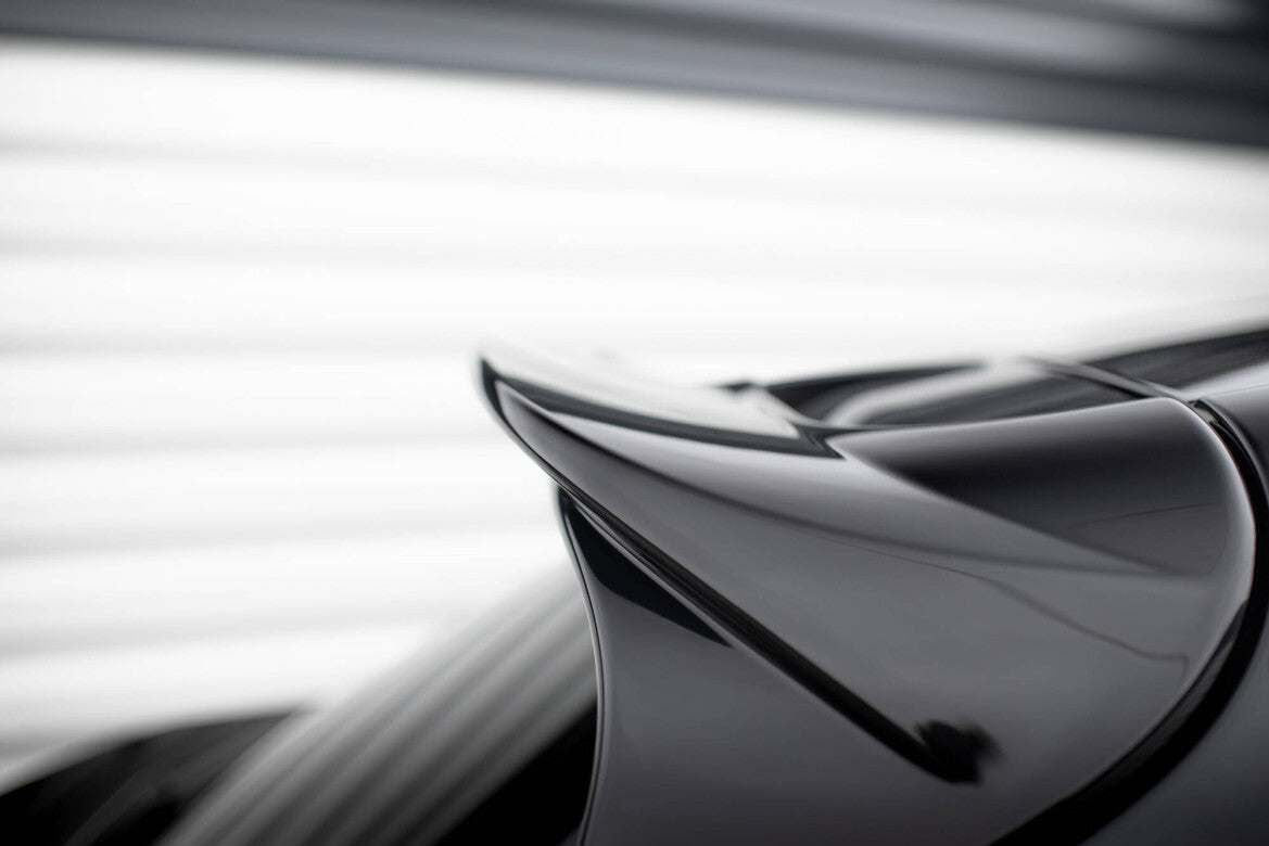 Heckspoiler oben 3D passend für Porsche Macan GTS Mk1 FL 2 schwarz Hochglanz
