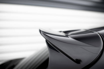 Heckspoiler oben 3D passend für Porsche Macan GTS Mk1 FL 2 schwarz Hochglanz