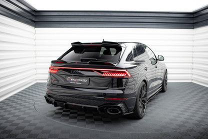 Heckspoiler unten 3D passend für Audi RSQ8 Mk1 FL schwarz Hochglanz