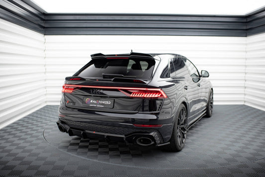 Heckspoiler unten 3D passend für Audi RSQ8 Mk1 FL schwarz Hochglanz