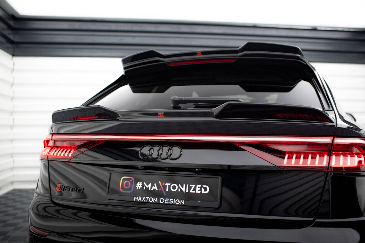 Heckspoiler unten 3D passend für Audi RSQ8 Mk1 FL schwarz Hochglanz