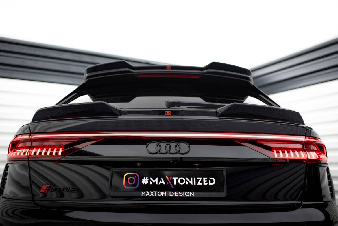 Heckspoiler unten 3D passend für Audi RSQ8 Mk1 FL schwarz Hochglanz