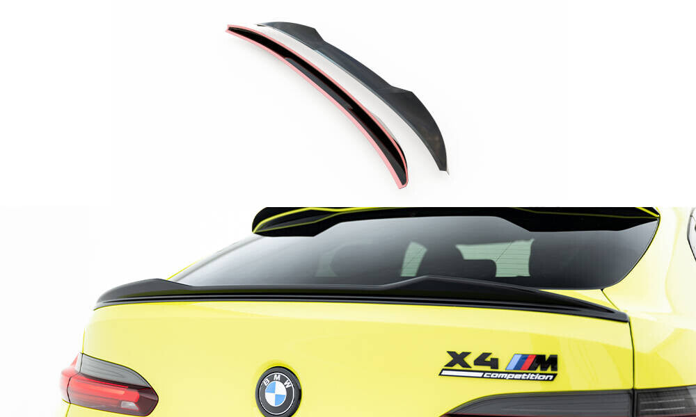 Heckspoiler unten 3D passend für BMW X4 M F98 FL schwarz Hochglanz