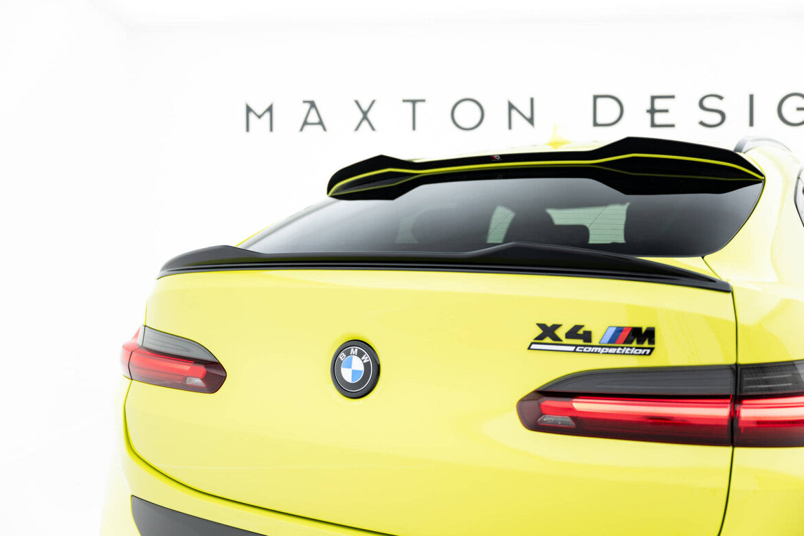 Heckspoiler unten 3D passend für BMW X4 M F98 FL schwarz Hochglanz