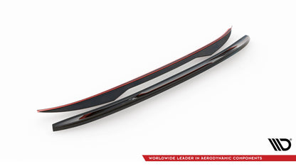 Heckspoiler unten 3D passend für BMW X4 M F98 FL schwarz Hochglanz