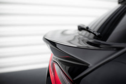 Heckspoiler unten 3D passend für Porsche Macan GTS / Standard / T Mk1 FL 2 schwarz Hochglanz