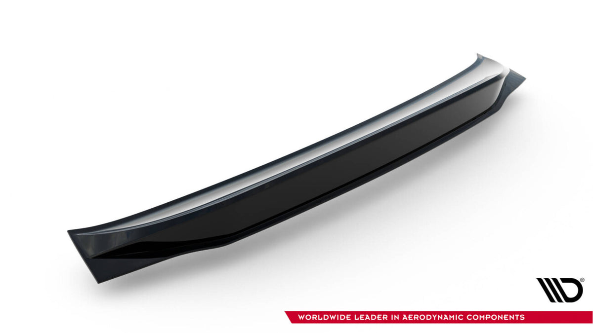 Heckspoiler unten 3D passend für Porsche Macan GTS / Standard / T Mk1 FL 2 schwarz Hochglanz