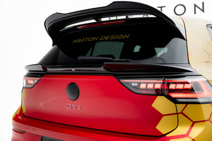 Heckspoiler unten 3D passend für VW Golf R Mk8 FL schwarz Hochglanz