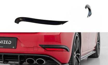 Hintere Rahmen passend für Leuchten VW Golf R / R-Line Mk7 FL schwarz Hochglanz