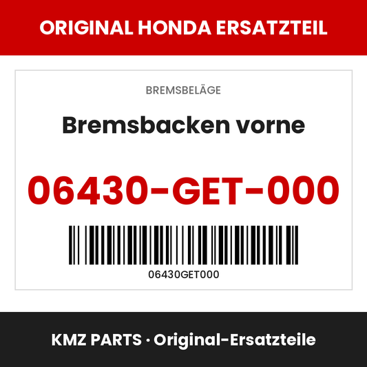 Honda Original Bremsbacken vorne 06430-GET-000