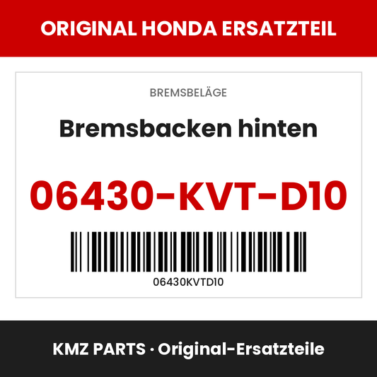 Honda Original Bremsbacken hinten 06430-KVT-D10