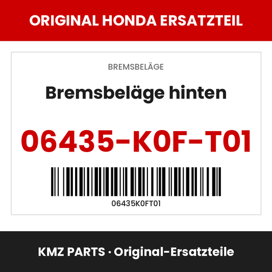 Honda Original Bremsbeläge hinten 06435-K0F-T01