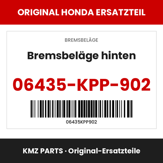 Honda Original Bremsbeläge hinten 06435-KPP-902