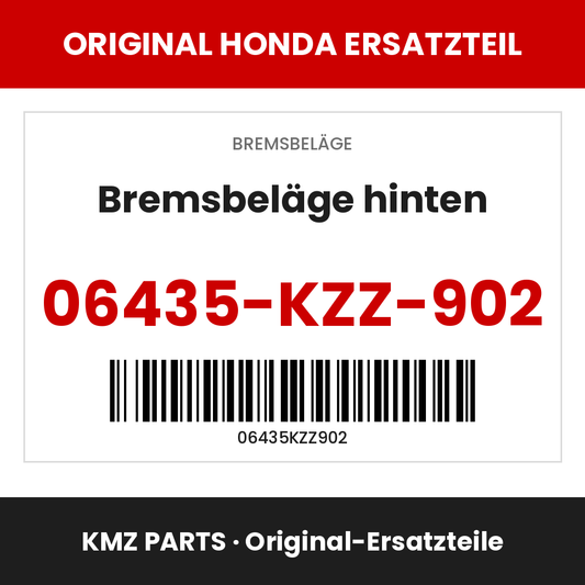 Honda Original Bremsbeläge hinten 06435-KZZ-902