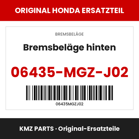 Honda Original Bremsbeläge hinten 06435-MGZ-J02